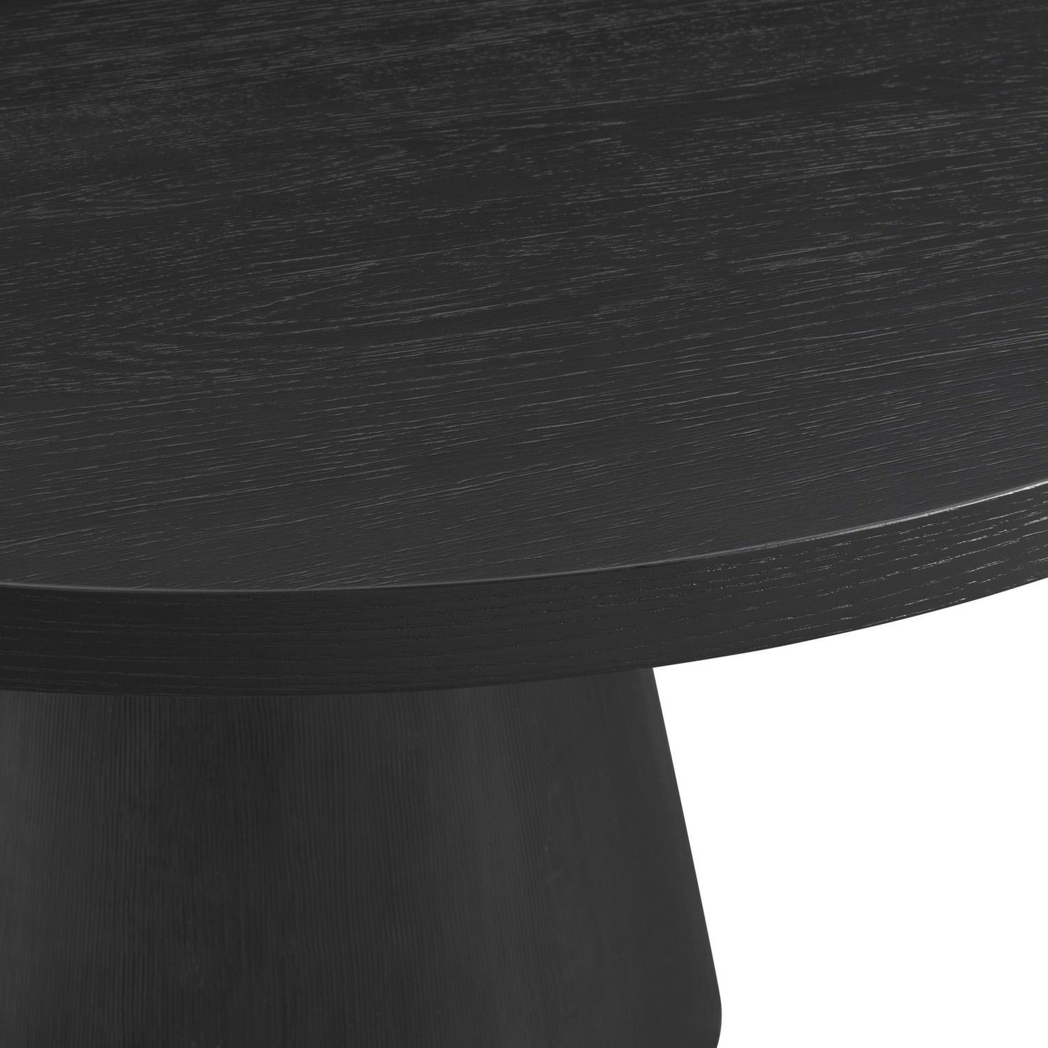 Portland Standard Height Dining Set in Black-Rectangular Table and Four Chairs