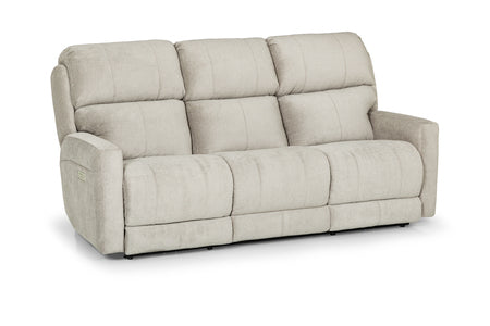 94751B Power Hr/Lumbar Recliner Sofa - Polo Club Stone