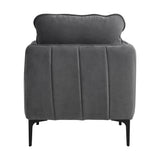 Rae Chair in Lavish 152 Grey Velvet