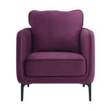 Rae Chair in Lavish 152 Purple Velvet