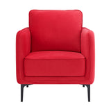Rae Chair in Lavish 152 Red Velvet