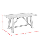Renegade 64" 6pc Dining Set(Kd)