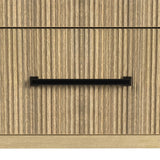 Ridgemont 2-Drawer Nightstand with USB in Natural