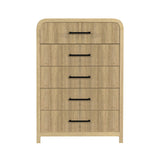 Ridgemont 5-Drawer Chest in Natural