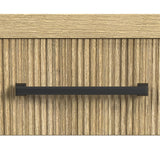 Ridgemont End Table with USB in Natural