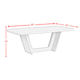 Ridgemont Standard Height Dining Set in Natural-Table and Four Chairs