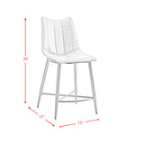 Riko 5PC Counter Height Dining Set-Table and Four Chairs