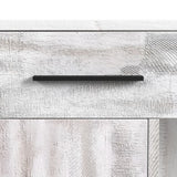 Rogen Rustic Bar Table with Ice Tray, USB and Power in Rustic White