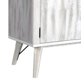 Rogen Rustic Buffet & Hutch with LED in Rustic White