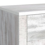 Rogen Rustic Buffet & Hutch with LED in Rustic White