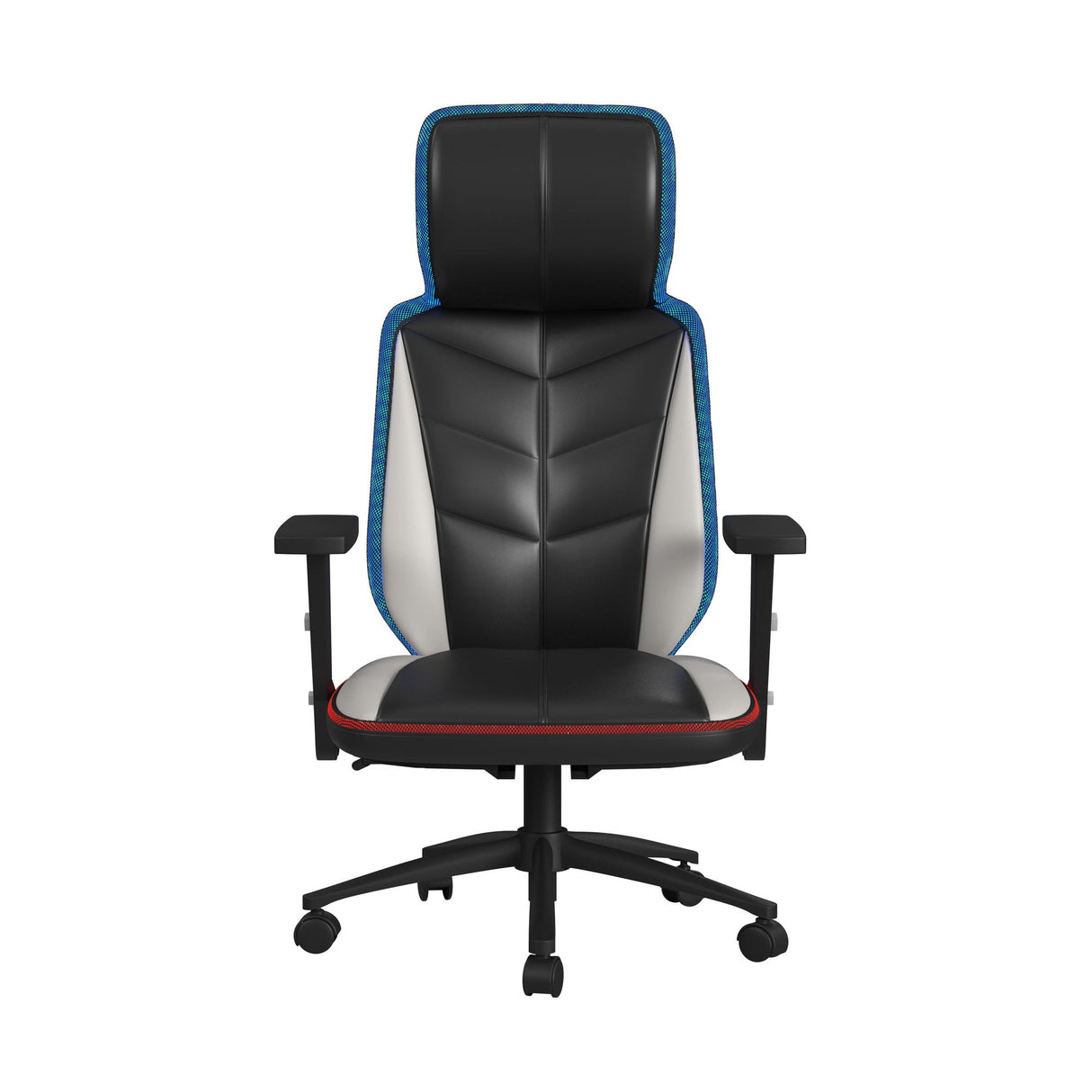 Rollins Gaming Chair with LED and Speaker in Black and Khaki - 3A Packing