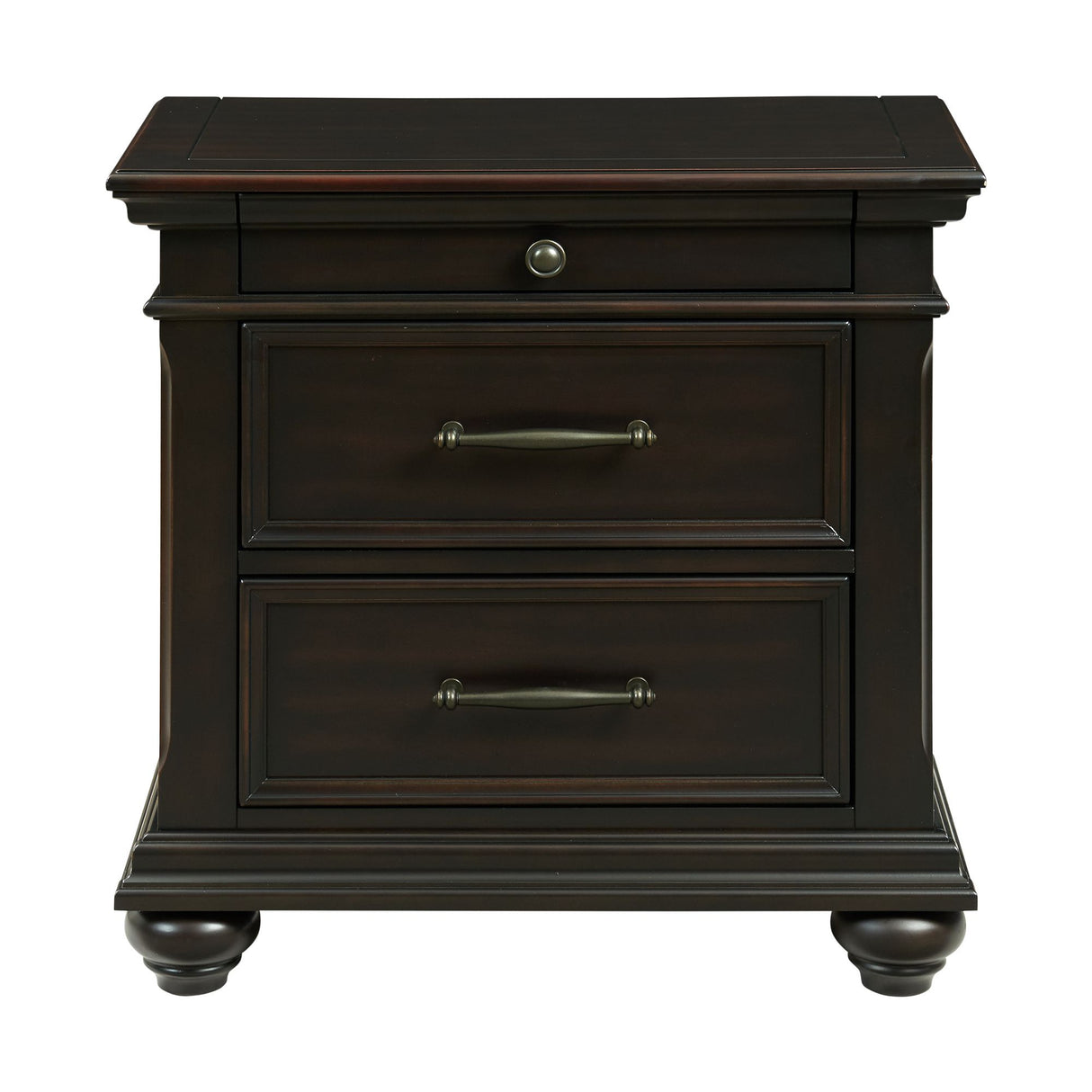 Slater Nightstand w/USB Black