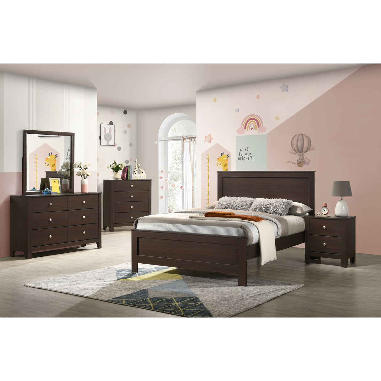 Sami Youth Dresser and Mirror Set