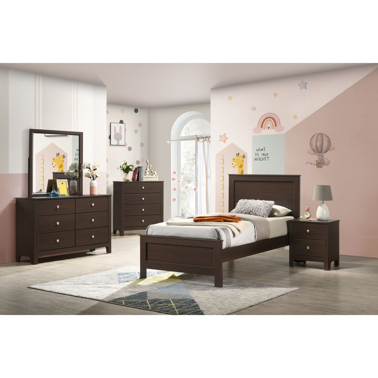 Sami Youth Dresser and Mirror Set