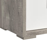 San Matteo 2-Drawer Nightstand with USB in Dual Tone