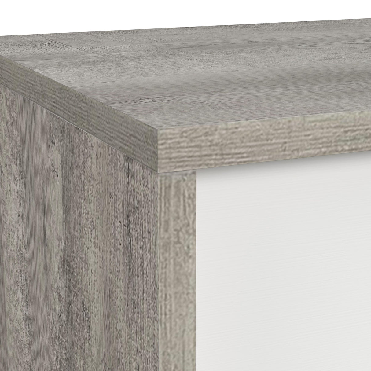 San Matteo 2-Drawer Nightstand with USB in Dual Tone