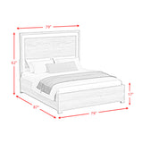 San Matteo Bedroom Set with LED