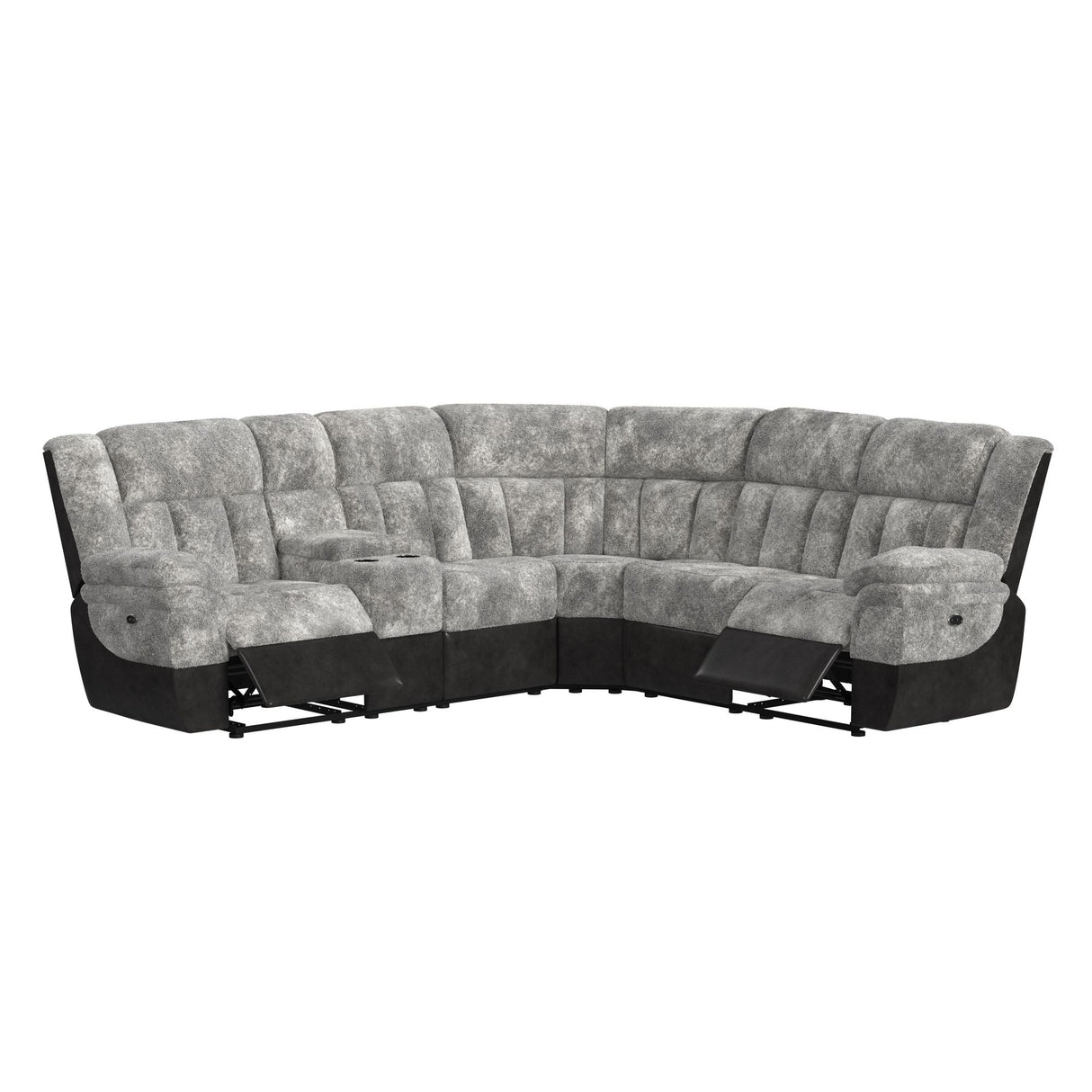 Santorini RHF Power Motion Recliner in Dillon/Shire Grey