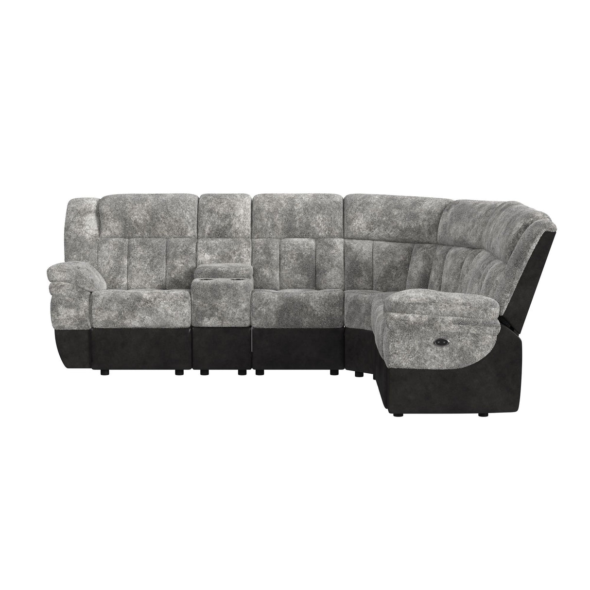 Santorini RHF Power Motion Recliner in Dillon/Shire Grey