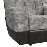 Santorini 6PC Motion Sectional Set in Dillon/Shire Grey