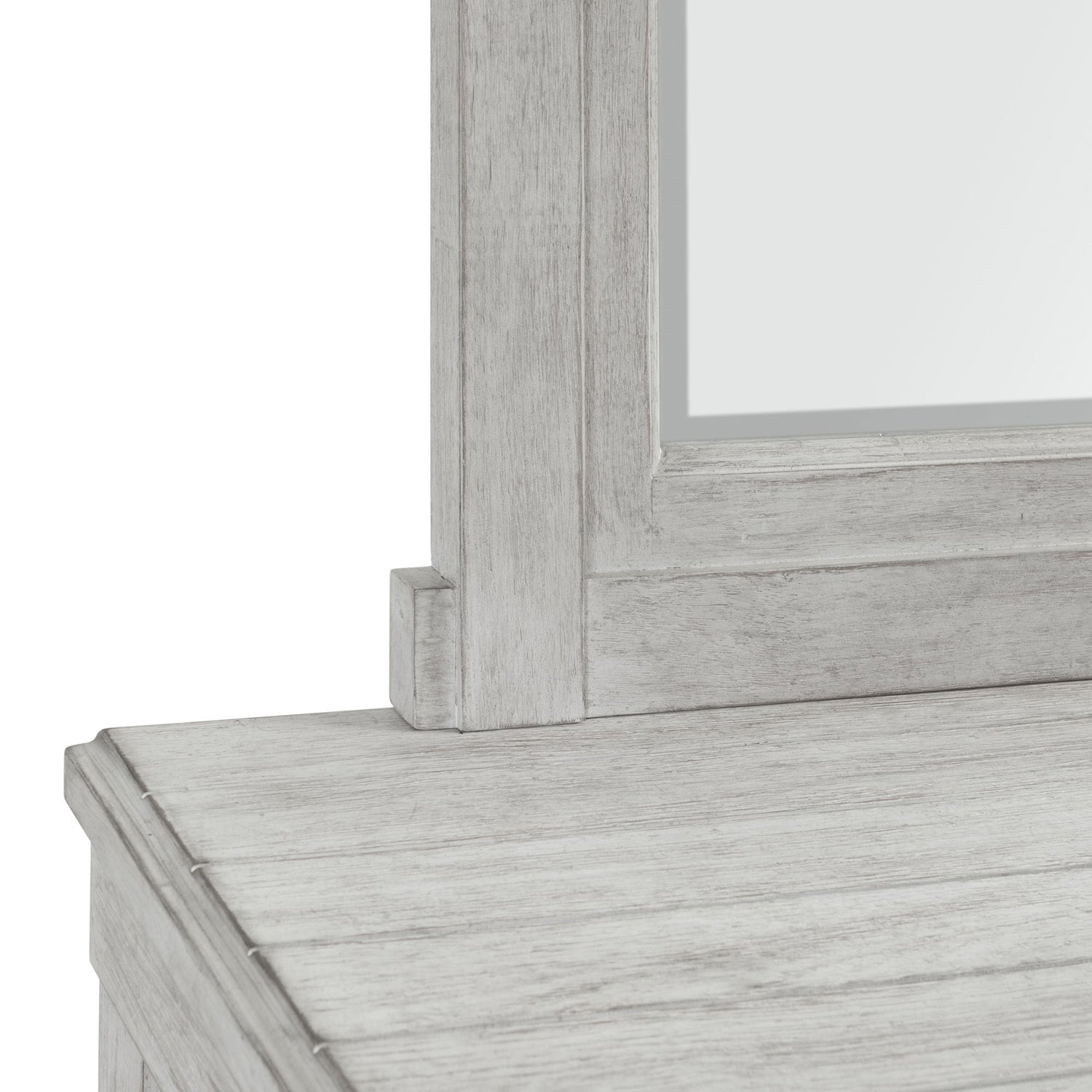 Scott Dresser & Mirror Set White Finish