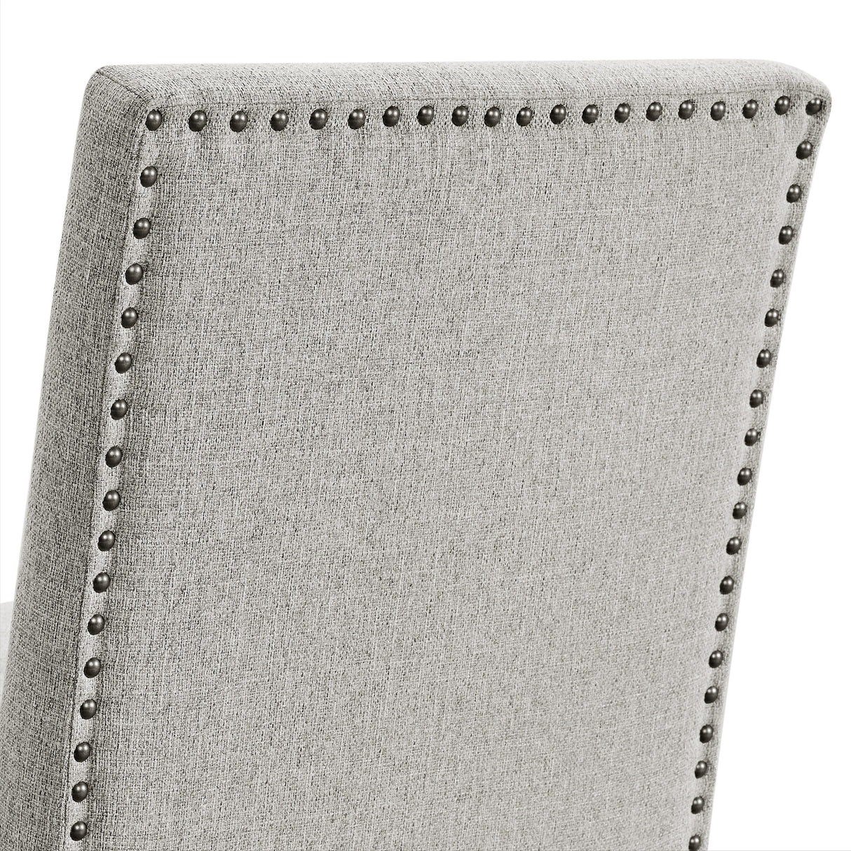 Seneca Counter Side Chair with Grey Fabric in Brown (2 Per Carton)