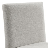 Seneca Counter Side Chair with Grey Fabric in Brown (2 Per Carton)