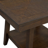 Seneca Counter Height Dining Set in Brown-Table and Four Chairs