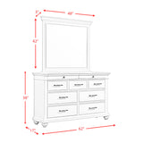 Slater 9-Drawer Dresser with Mirror