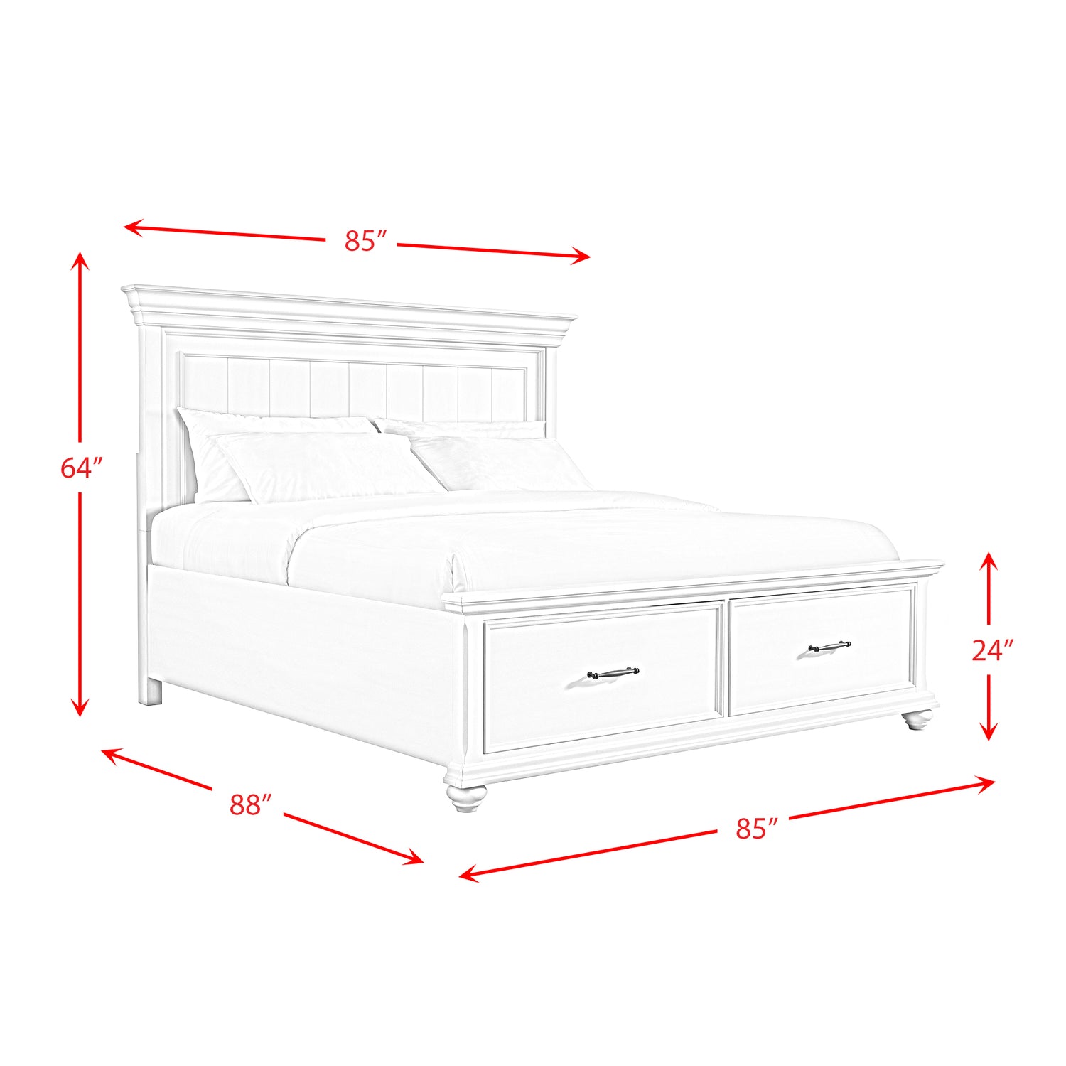 Slater Platform Storage Bedroom Set