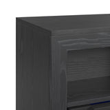 St. Cloud Fireplace with Sound System in Black