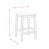 Stone Occasional Bar Table Single Pack (Table + Three Stools) 3A Packing