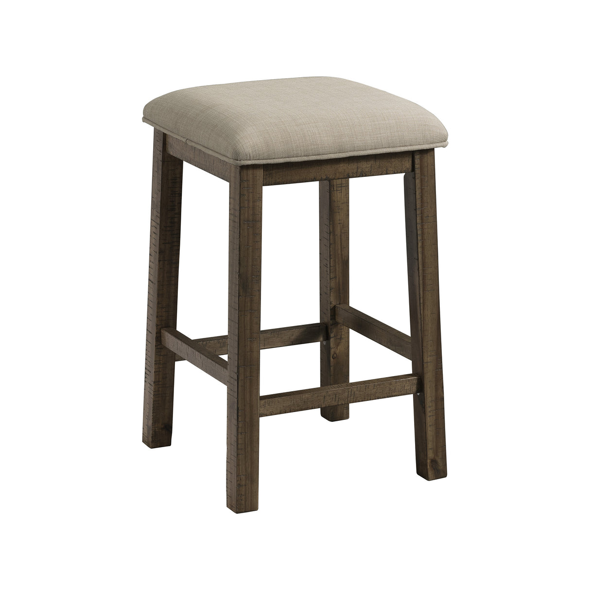Stone Occasional Bar Table Single Pack Gray Finish (Table + Three Stools)