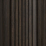 Sylvie Round Dining Table with White Faux Marble Top in Dark Brown
