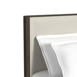 Sylvie UPH Bed with White Fabric