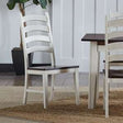 TOLCH275K Ladderback Side Chair Chalk - White/Cocoa Bean