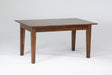 TOLRA617L Rect Vers-A-Table 3-Leaves - Rustic Amber