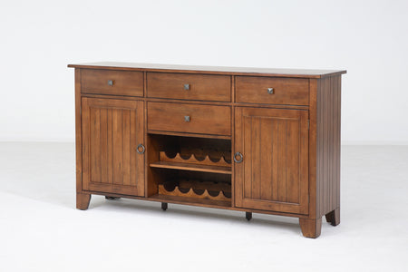 TOLRA9010 66" Wide Server - Rustic Amber