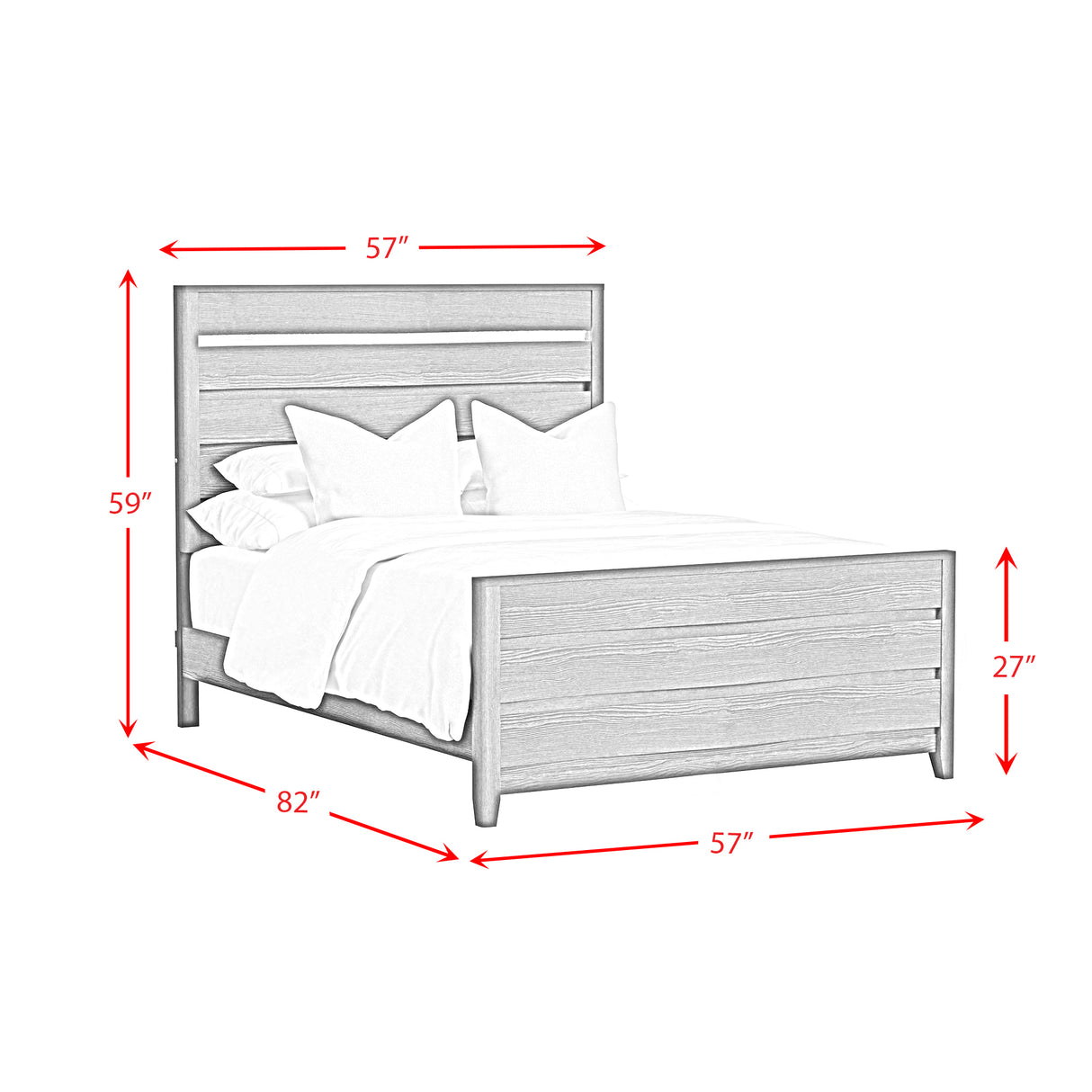 Tobias Bedroom Set with LED