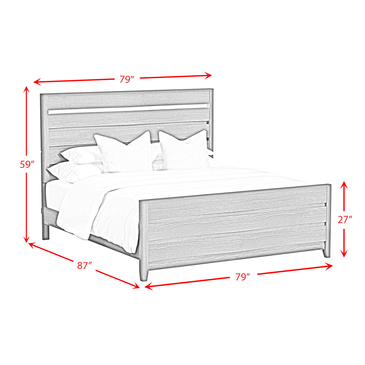 Tobias Bedroom Set with LED