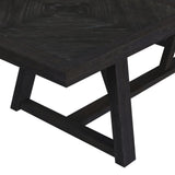 Transcend Standard Height Dining Set in Charcoal-Table and Four Chairs