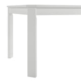 Travis Youth 5PC Dining Set with Table and 4 Chairs in White