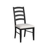 Tulane 6PC Dining Set with Table, 4 Chairs, and Bench in Oak and Black