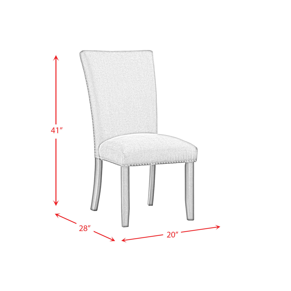 Tuscany 5PC Standard Height Dining Set-Table & Four Chairs