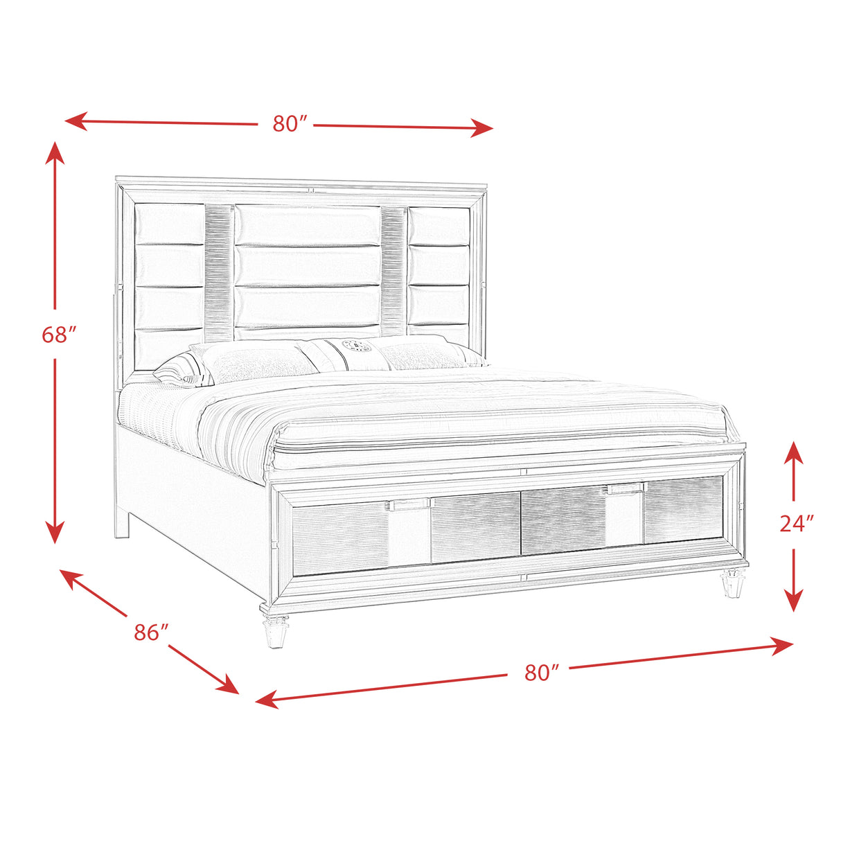 Twenty Nine Storage Bedroom Set