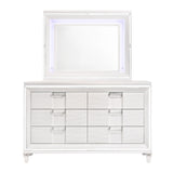 Twenty Nine Dresser & Mirror Set White