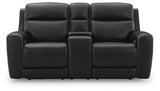 5Z-Comfort Power Reclining Loveseat with Console