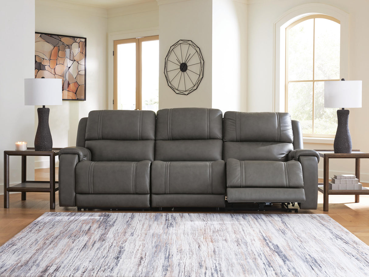 5Z - Pittson Power Sectional Reclining Sofa