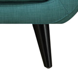 Hadley Sofa & Loveseat Set in Teal