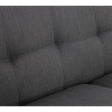 Hadley 4480 KD Love Seat Heirloom Charcoal w/No Pillows